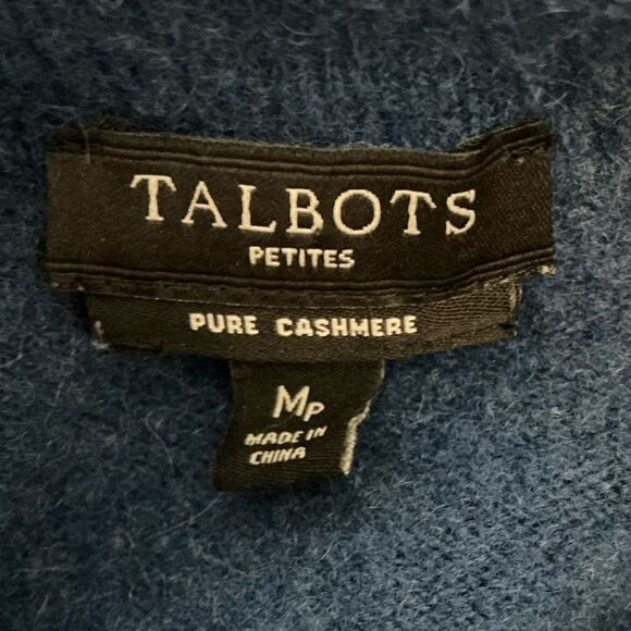 Talbots Womens Pure Cashmere 3/4 Sleeve sweater Roundneck size PM - Picture 3 of 5